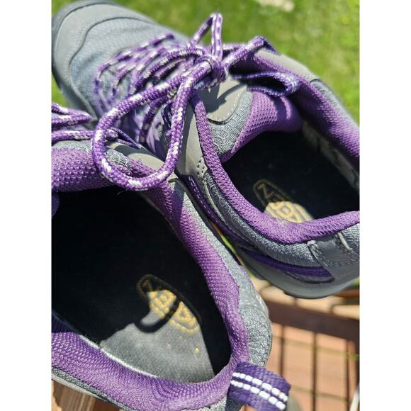 KEEN "Saltzman" Hiking Shoes Women's Size 7 Charcoal & Purple - Picture 6 of 9